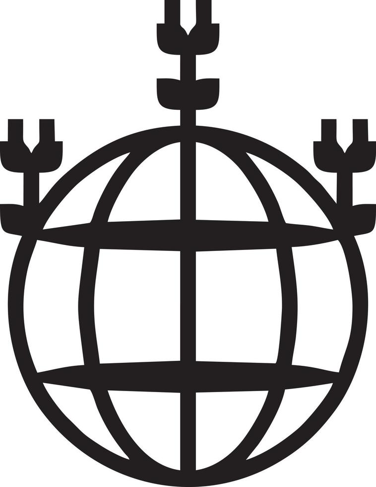 tree icon symbol image vector, illustration of the tree botany in black image vector