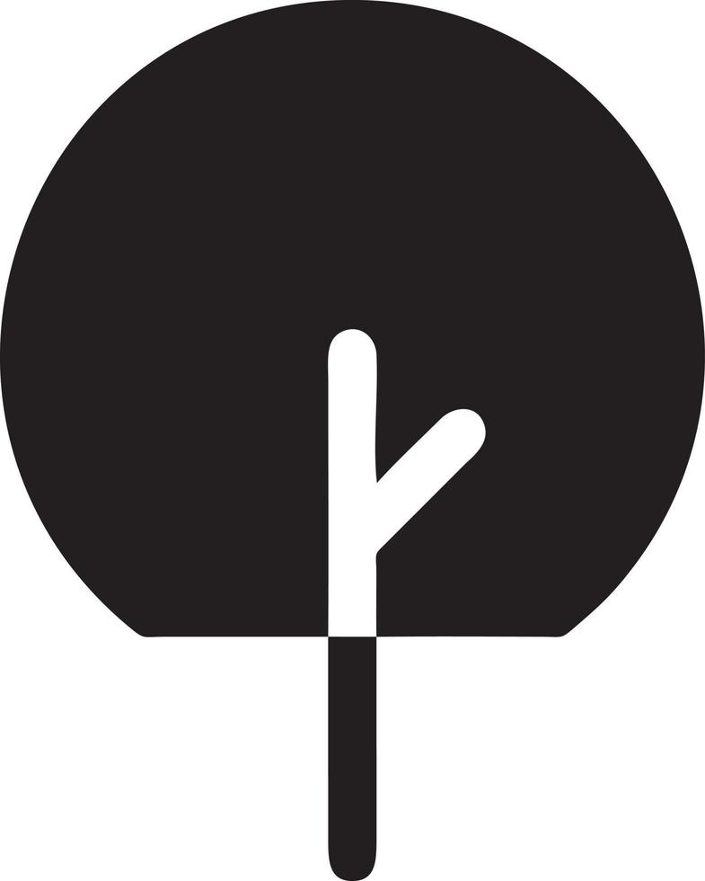 tree icon symbol image vector, illustration of the tree botany in black image vector