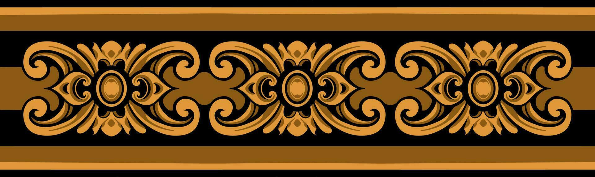 Beautiful carved decorative ornaments Vector design for elements editable colors