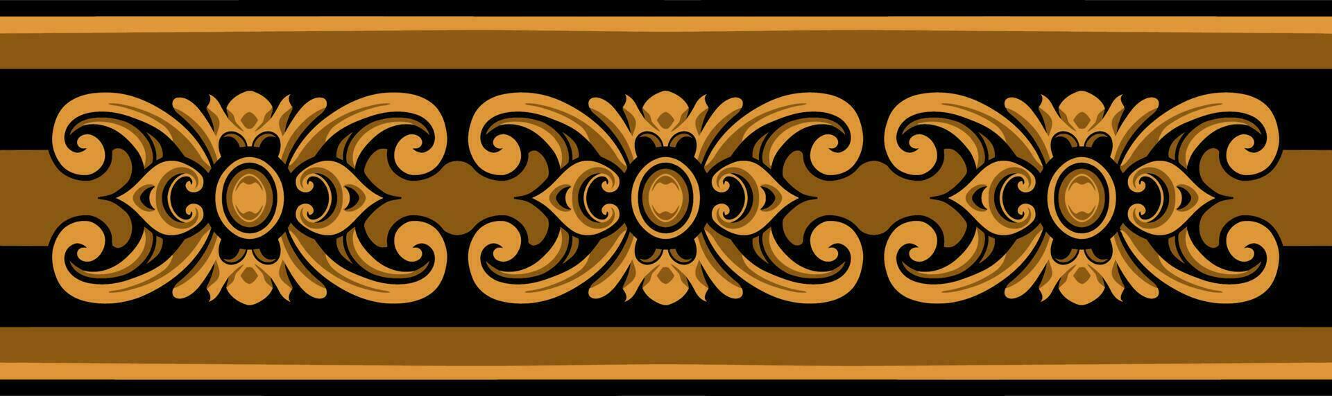 Beautiful carved decorative ornaments Vector design for elements editable colors