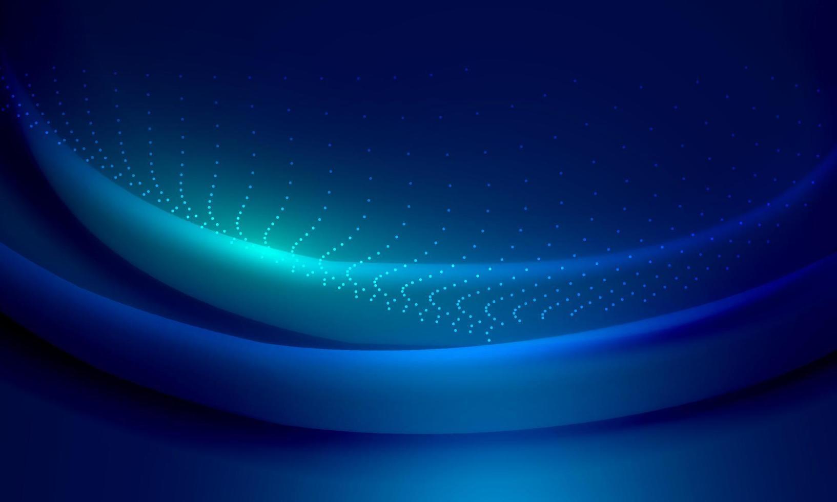 Glowing blue vector background