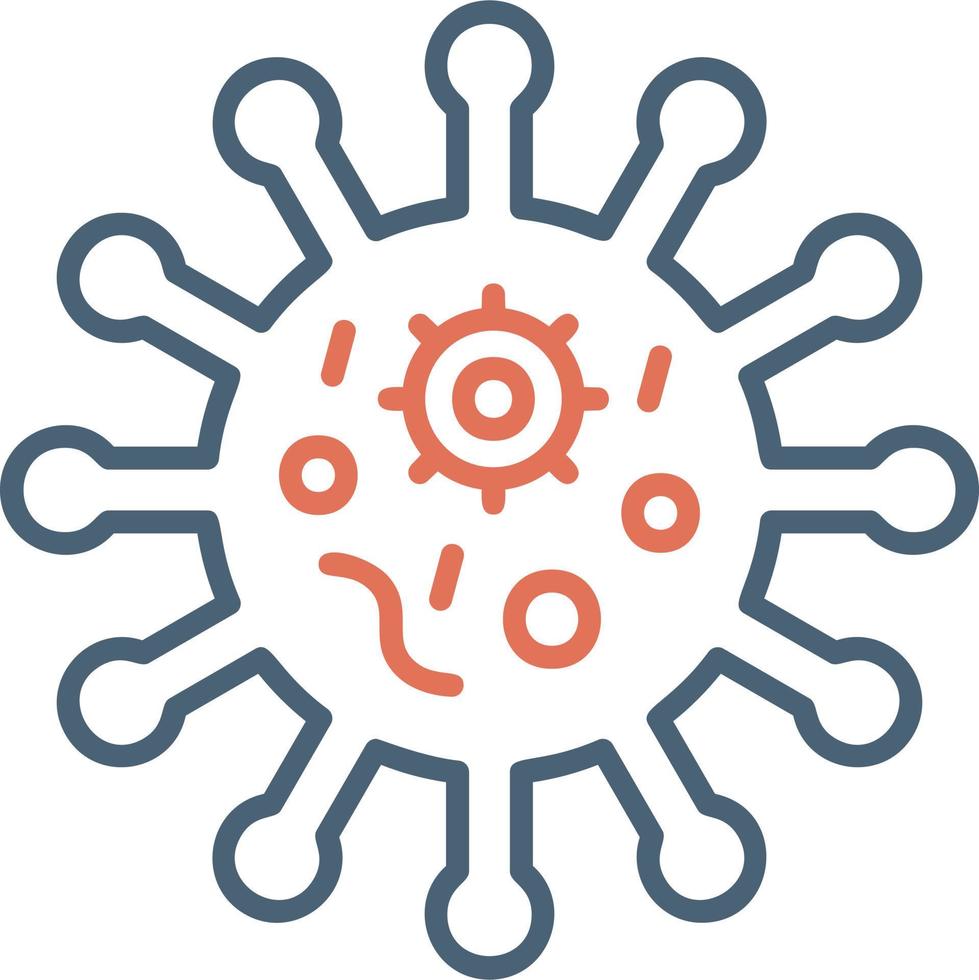 Virus vector icon