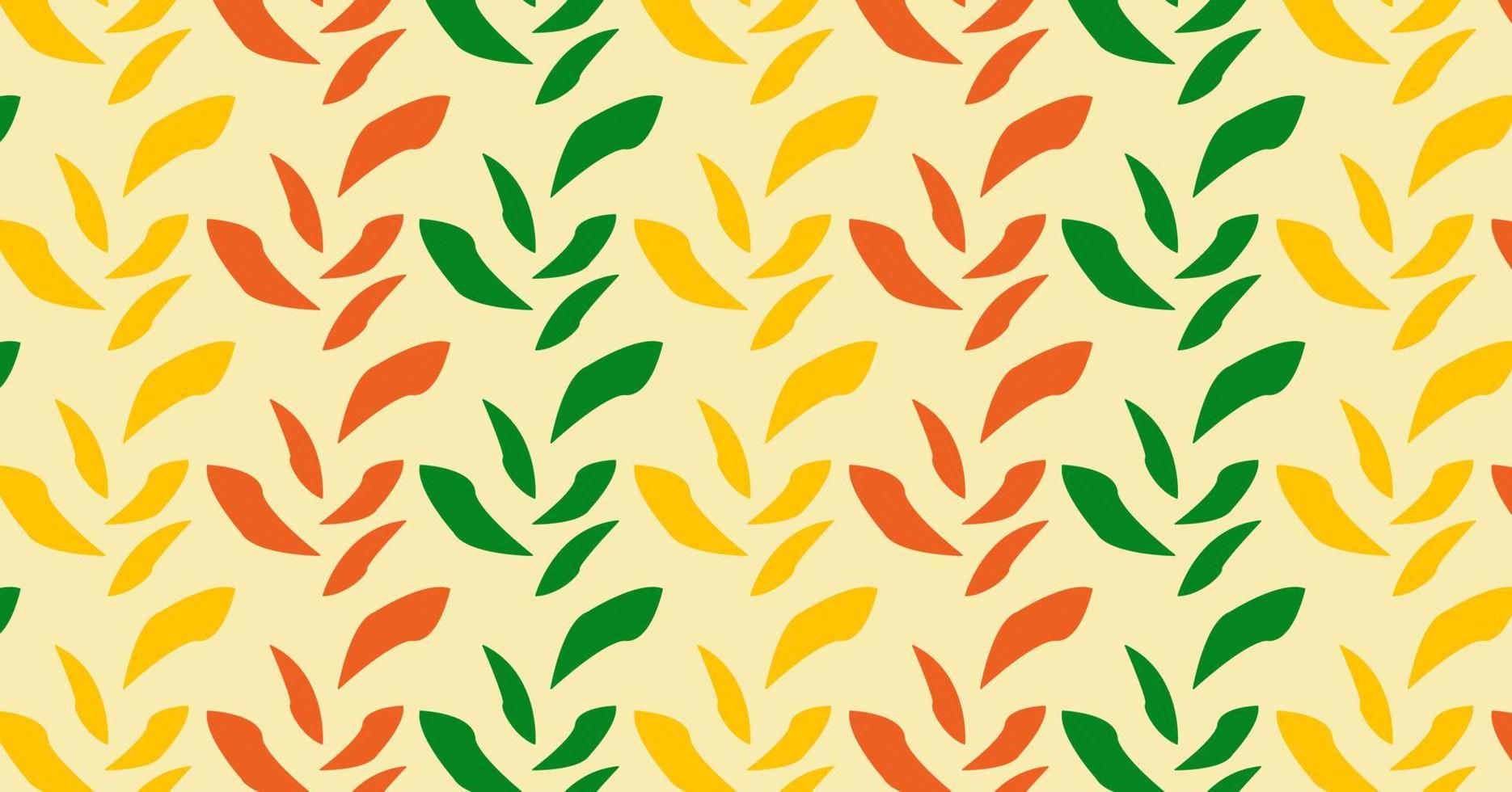 Vector minimalist abstract leaves illustration pattern background
