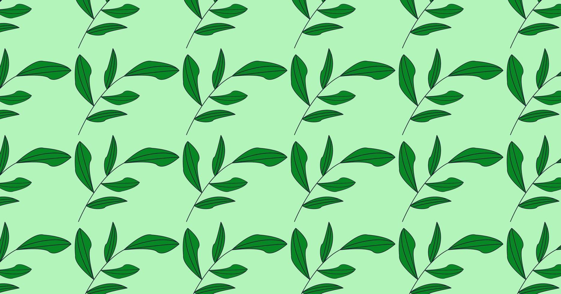 Vector minimalist abstract leaves illustration pattern background