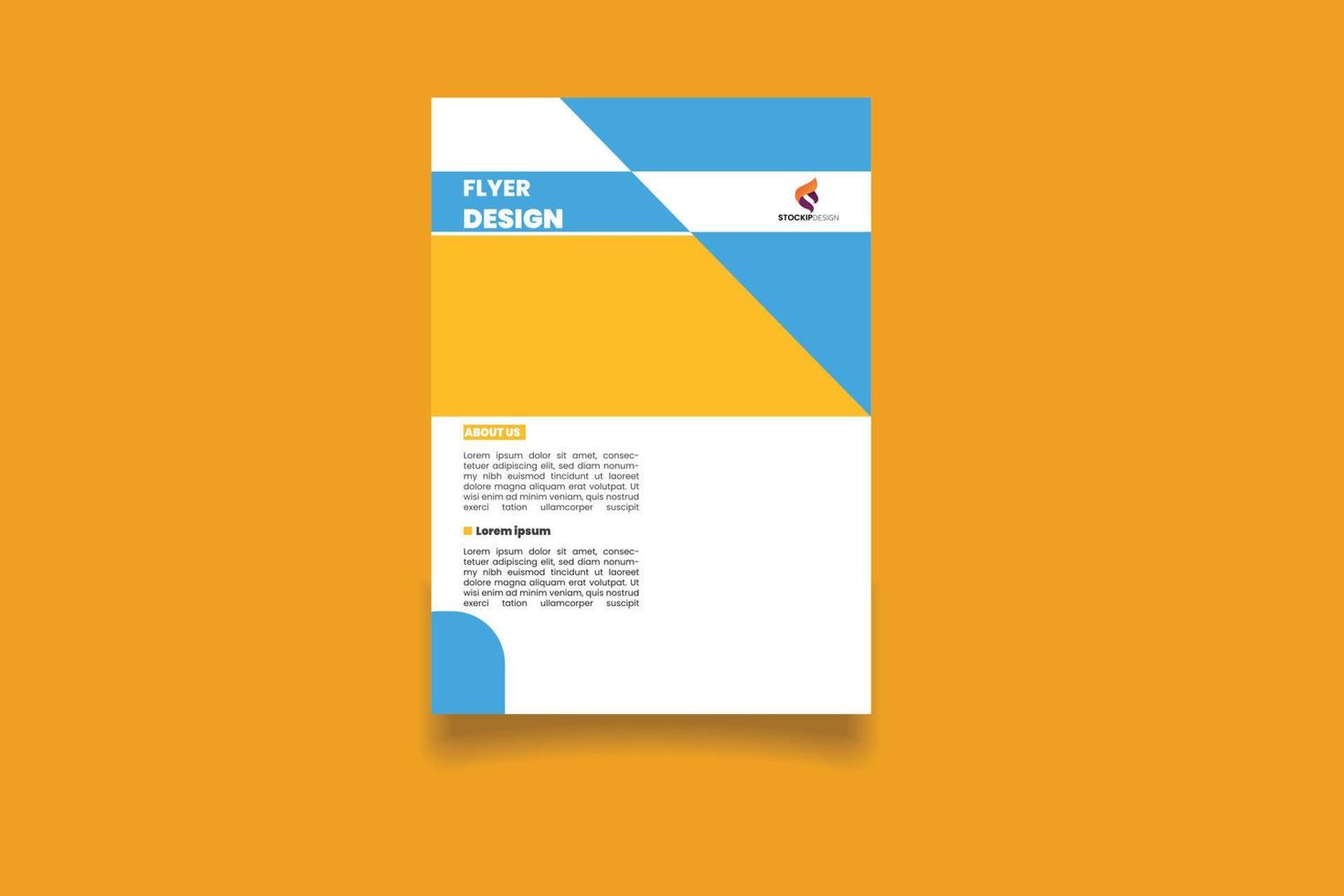 flyer design free vector