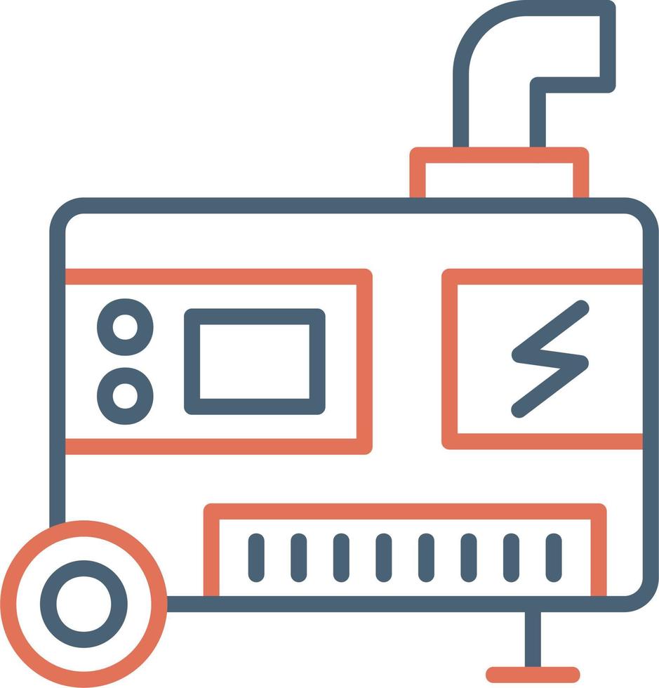 Electric Generator vector icon