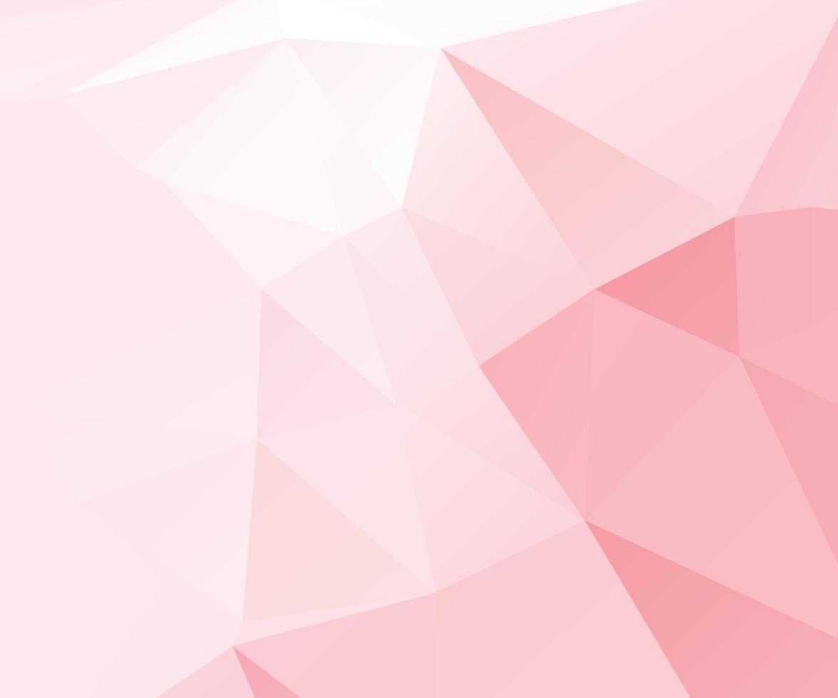 Abstract Pink Color Polygon Background Design, Abstract Geometric Origami Style With Gradient. Presentation,Website, Backdrop, Cover,Banner,Pattern Template vector