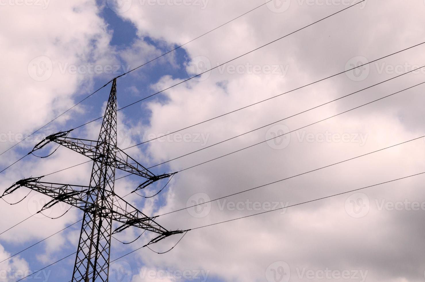 Electricity power pylon photo