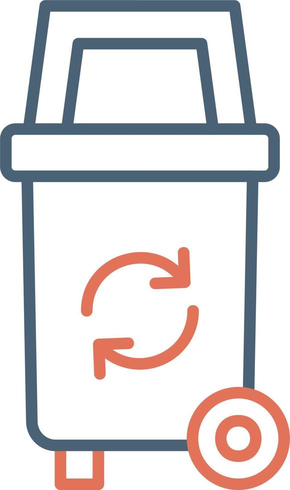 Trash vector icon