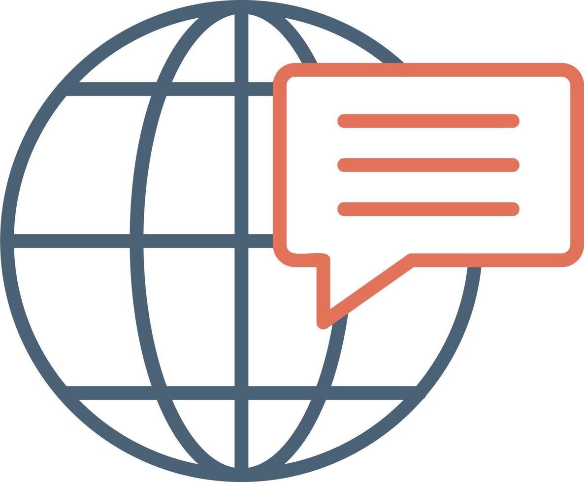 World Communication vector icon