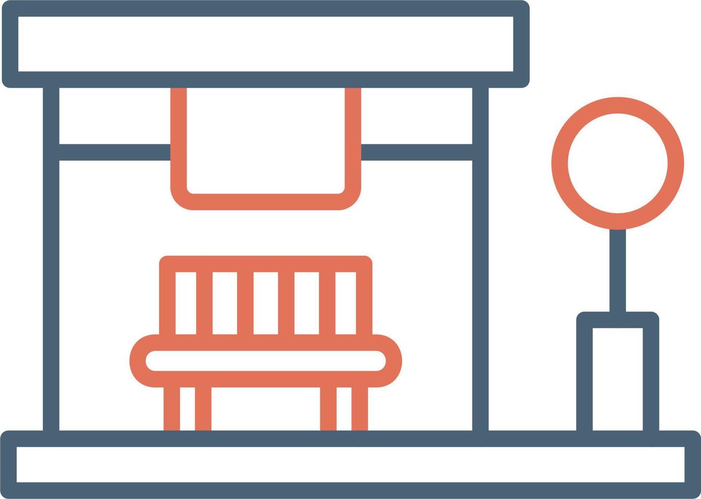 Bus Stop vector icon