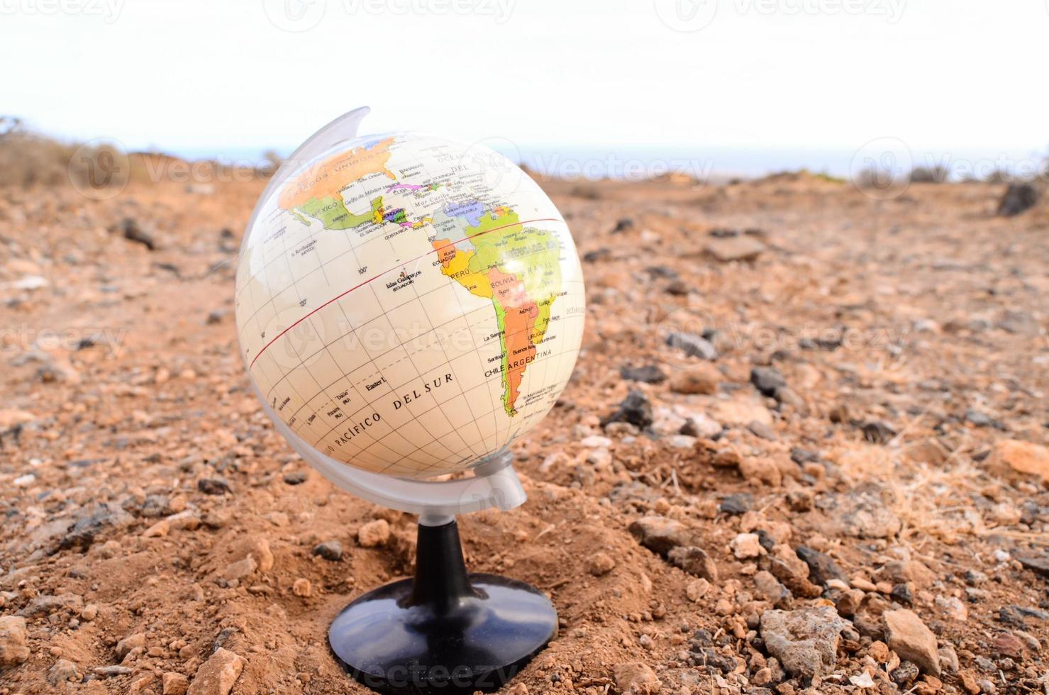 A small earth globe photo