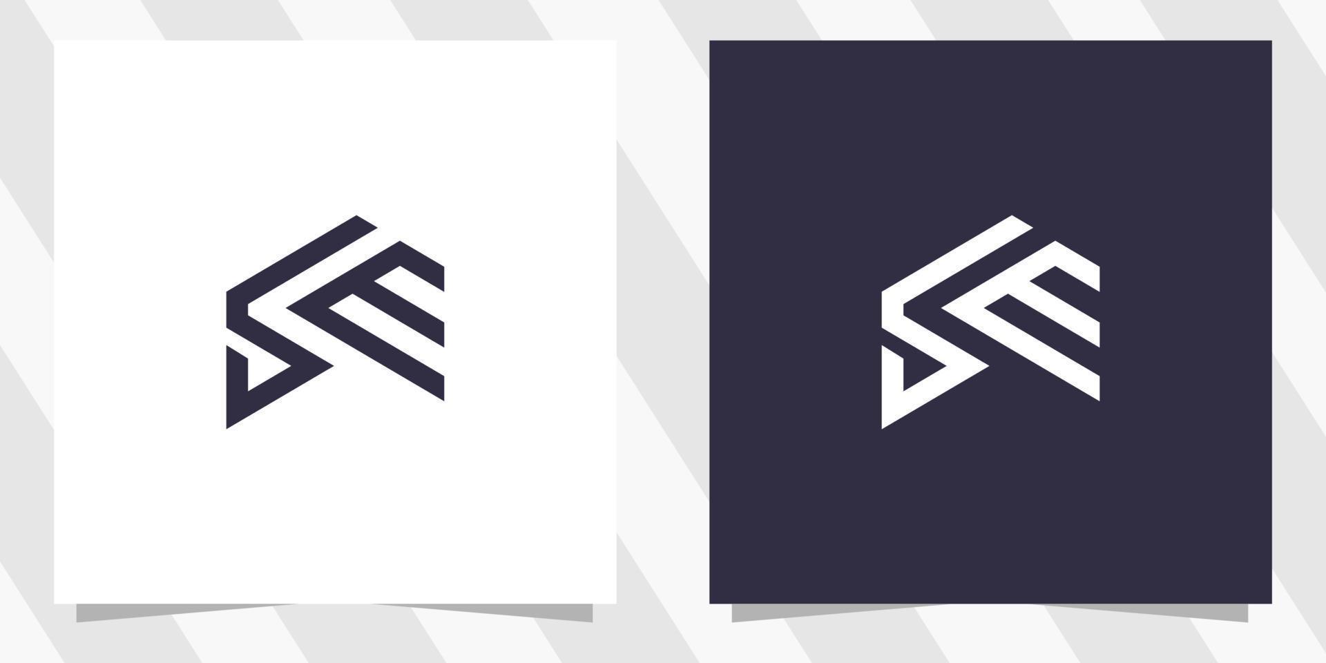 letter sm ms logo design vector