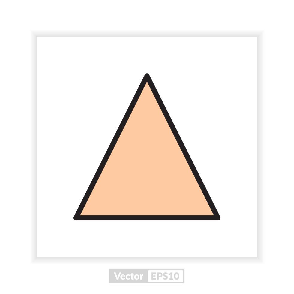 triángulo forma ilustración vector gráfico