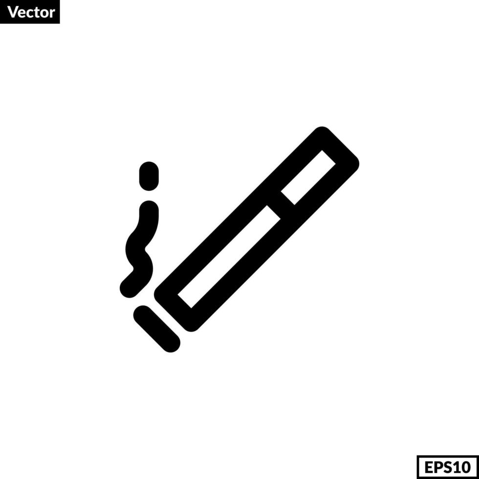 smoking icon vector for any purposes