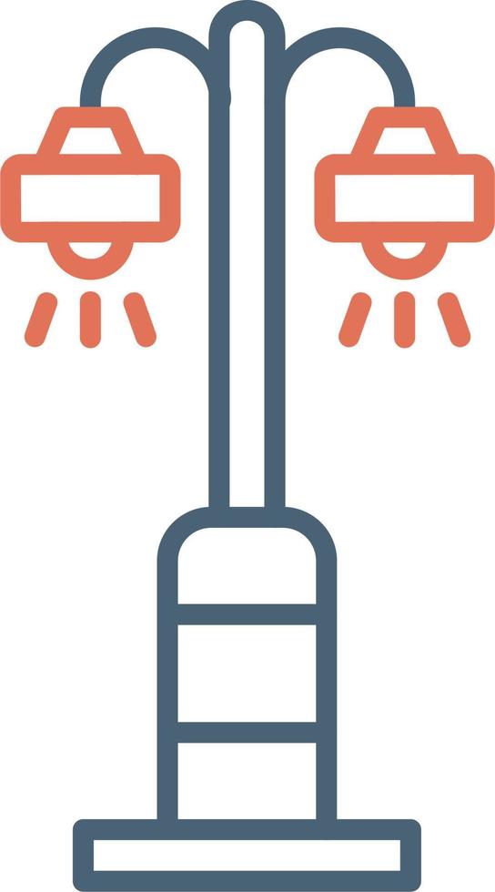 icono de vector de luz de calle