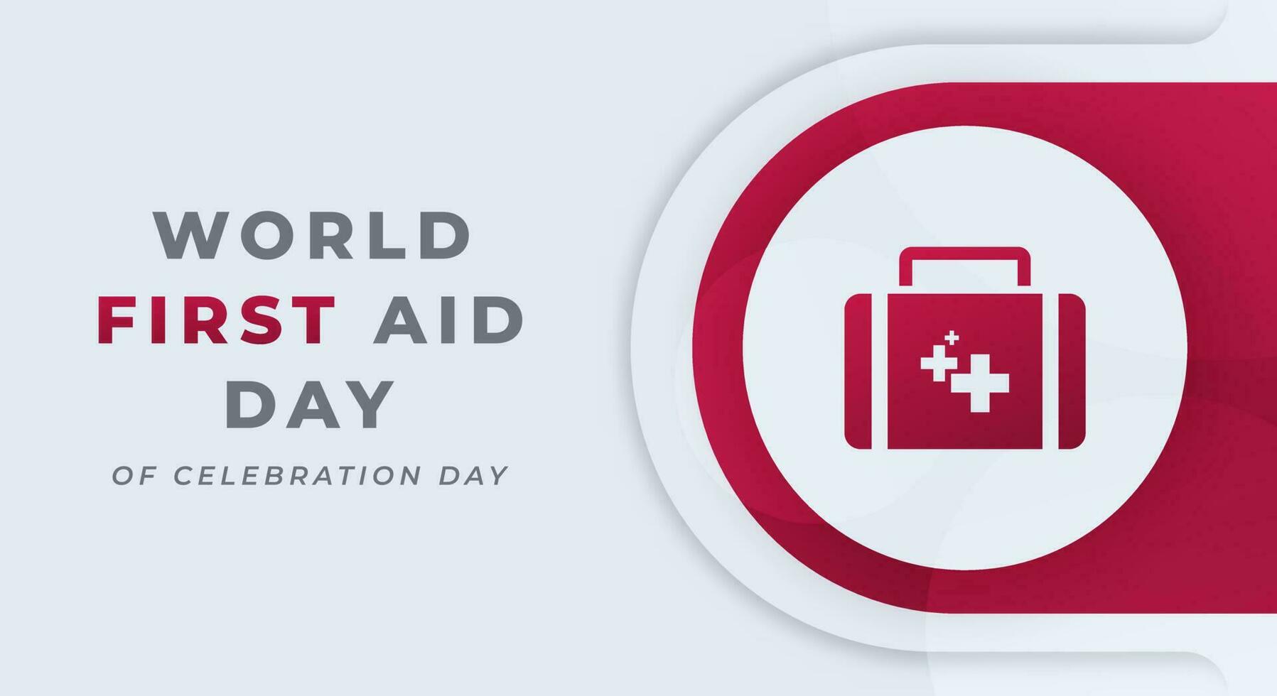 World First Aid Day Celebration Vector Design Illustration for Background, Poster, Banner, Advertising, Greeting Card