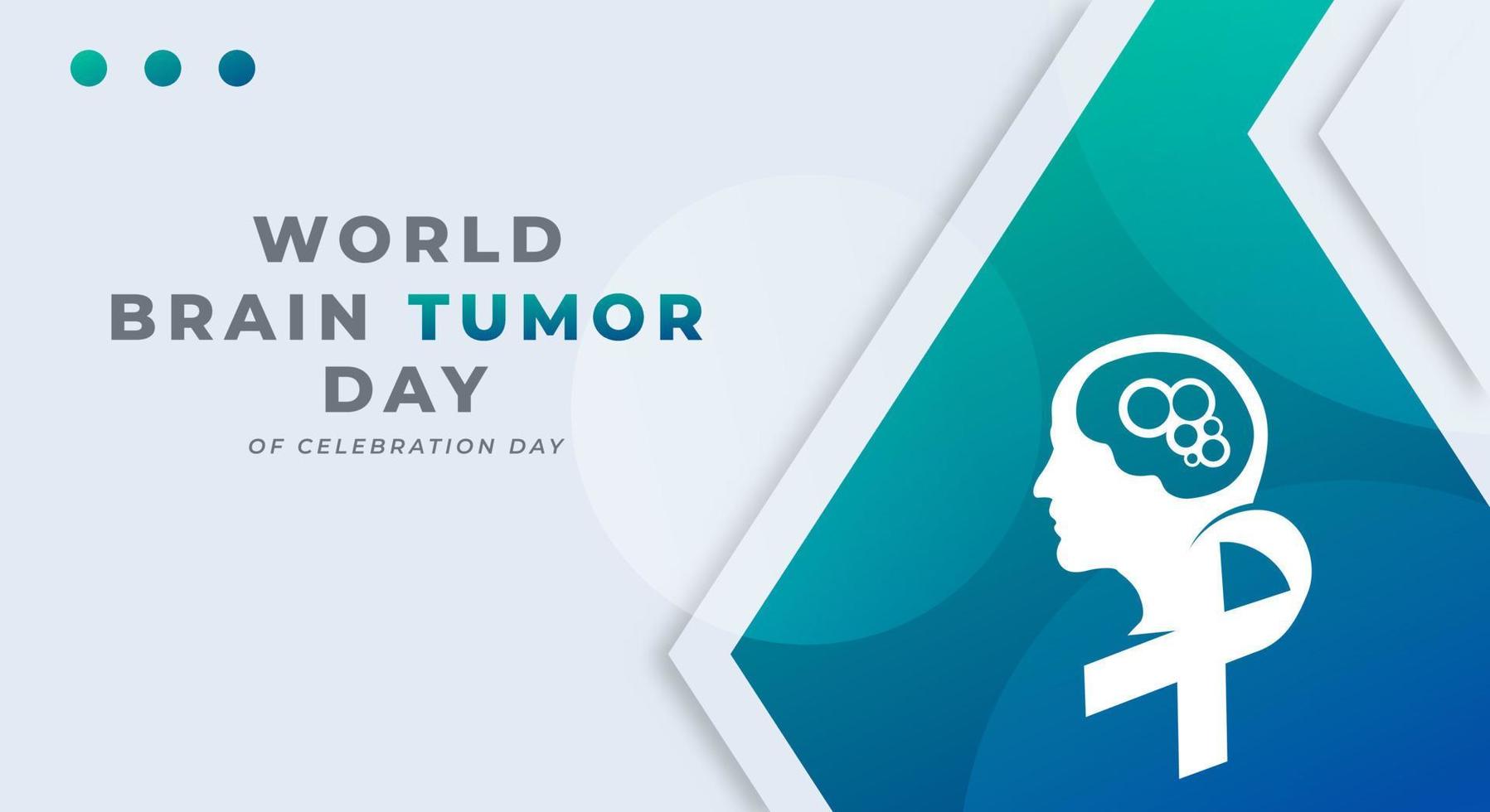 World Brain Tumor Day Celebration Vector Design Illustration for Background, Poster, Banner, Advertising, Greeting Card