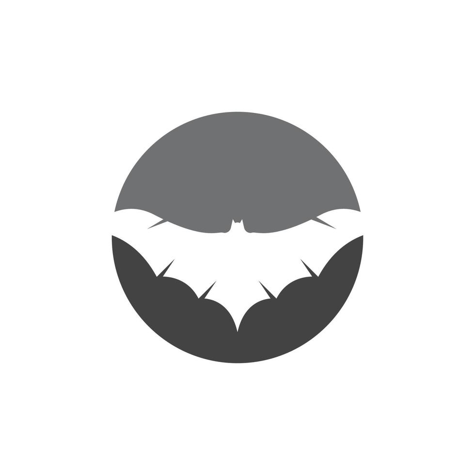 bat vector icon logo template