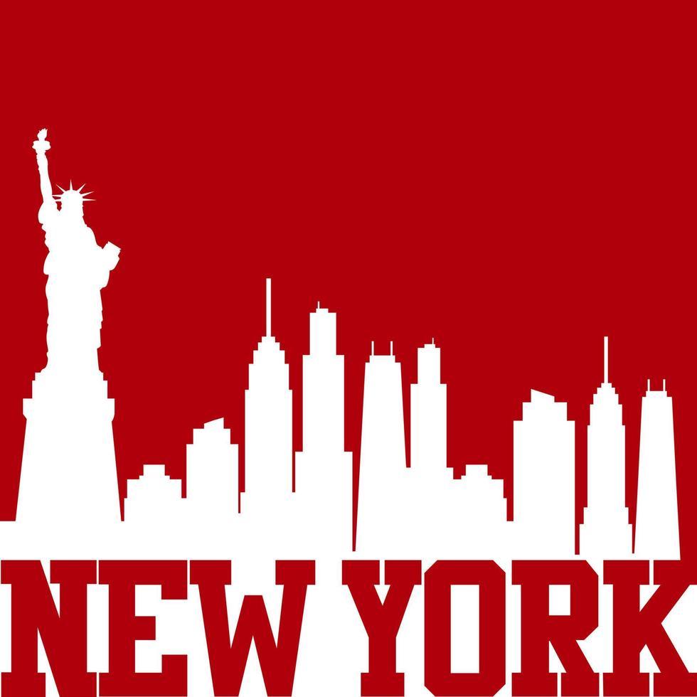 Attractive and Memorable Solid And Bold Liberty Statue Graphic Symbol vector