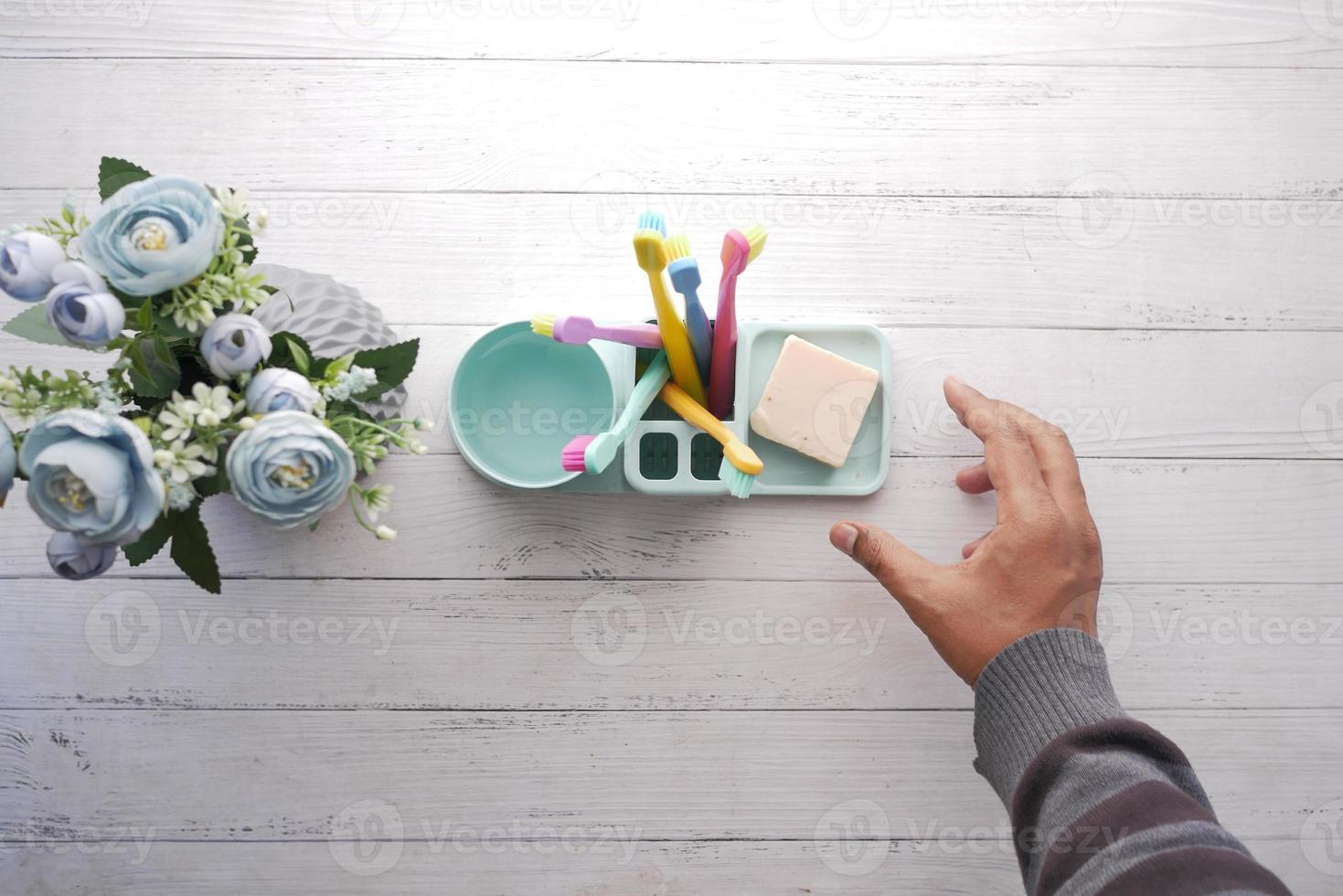 men hand reaching for a soap 22138210 Stock Photo at Vecteezy