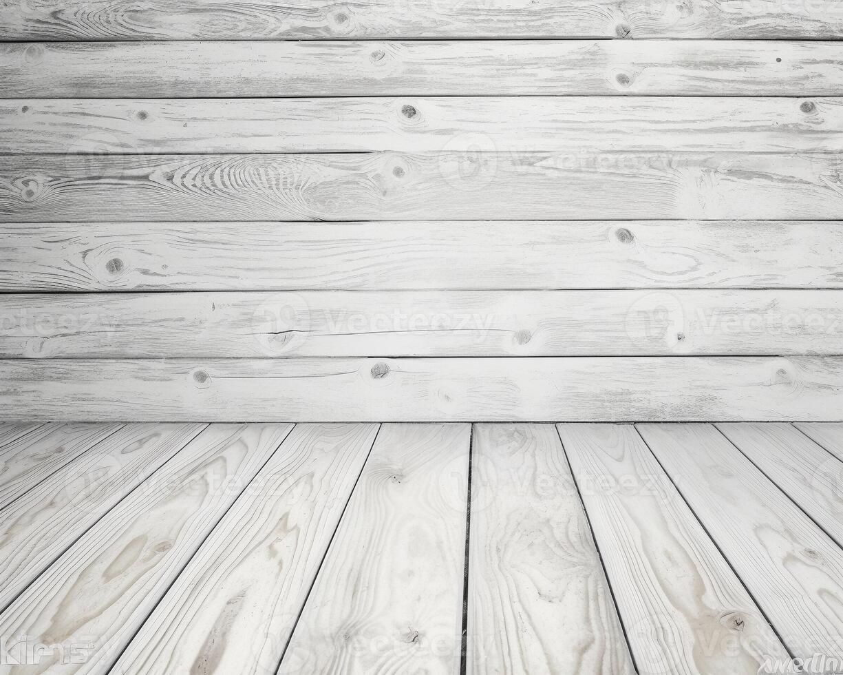 White wood planks, created with photo