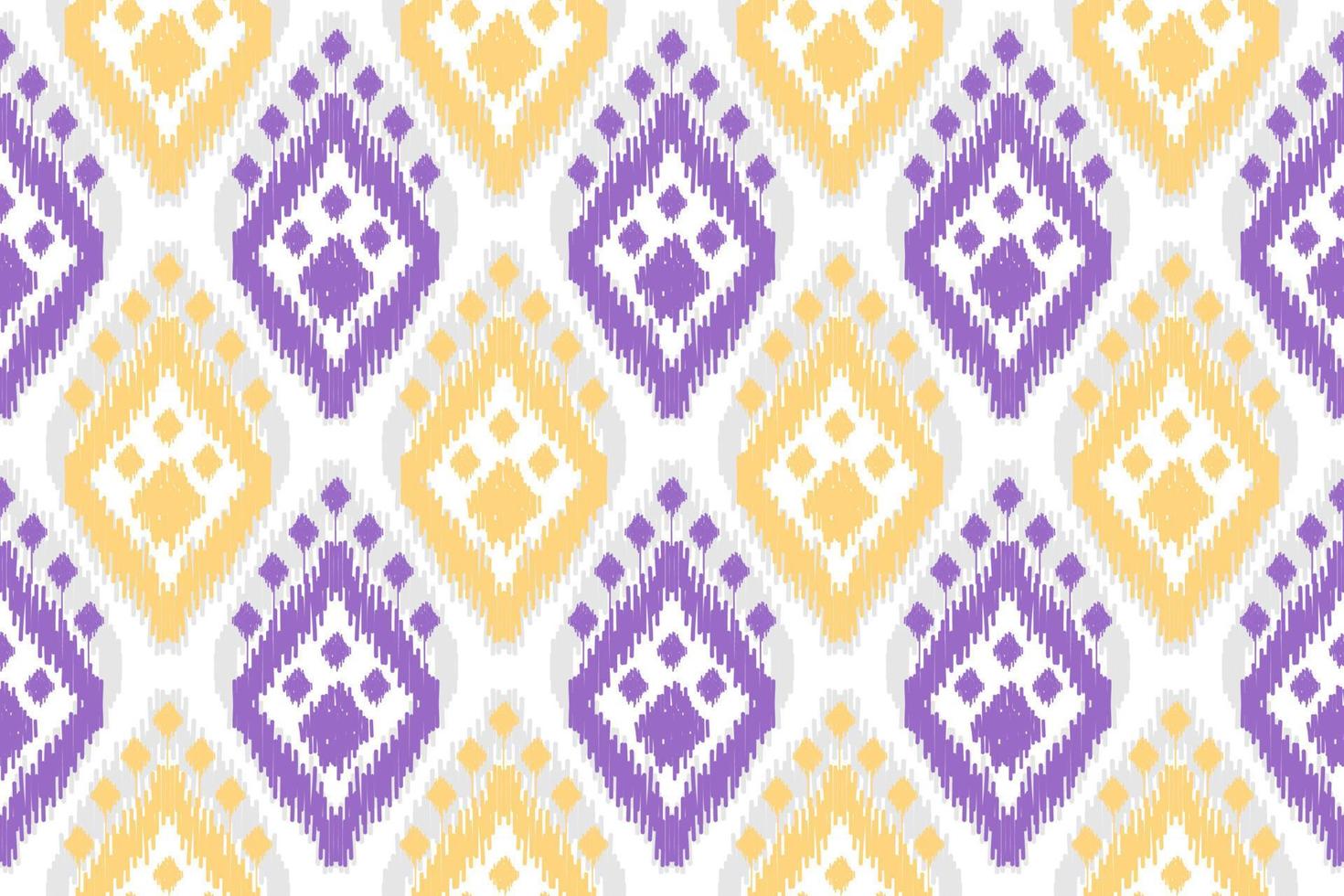 Ethnic ikat seamless pattern in tribal. American, Mexican style. Aztec geometric ornament print. vector