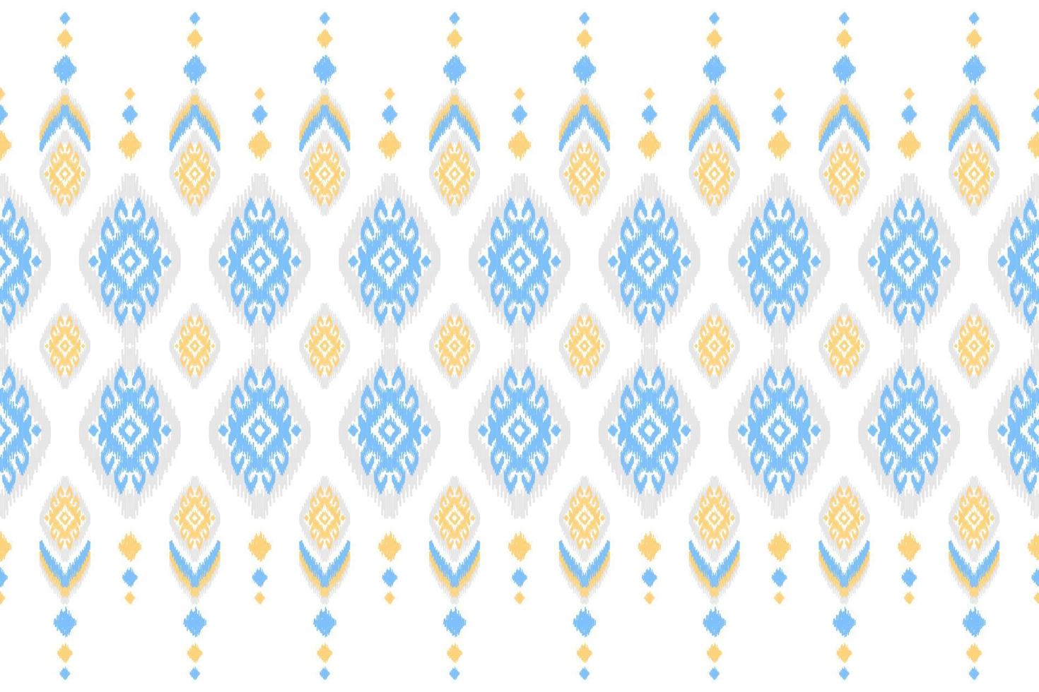 Carpet ethnic tribal pattern art. Ethnic ikat seamless pattern. American, Mexican style. vector