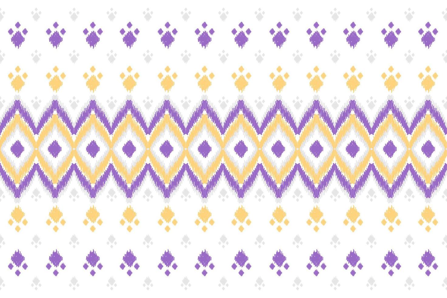 Carpet ethnic tribal pattern art. Ethnic ikat seamless pattern. American, Mexican style. vector