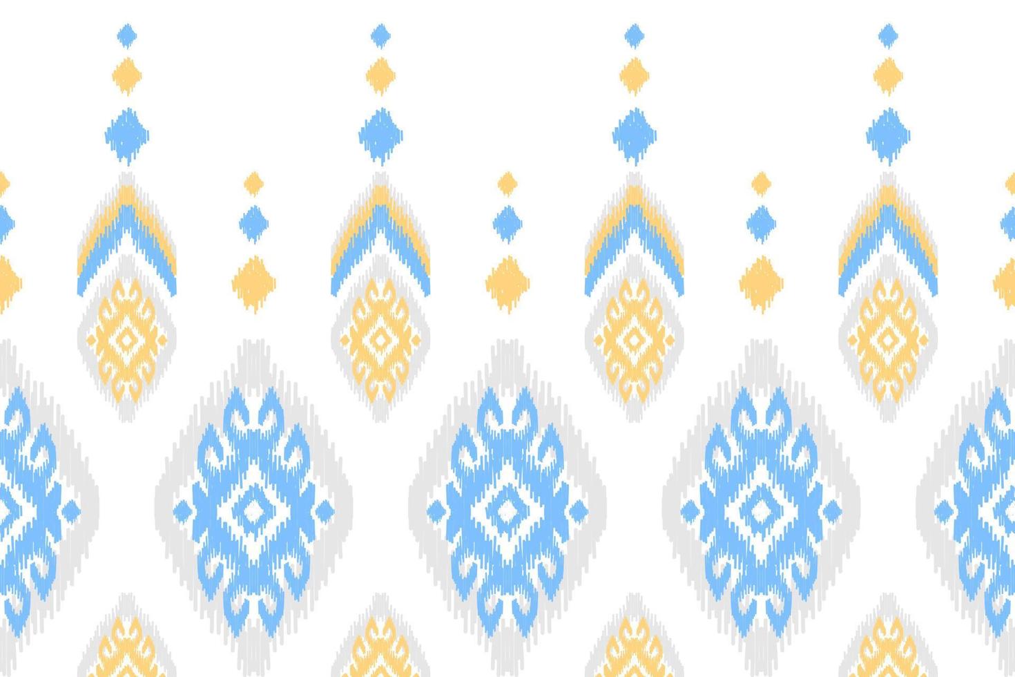 arte de patrones étnicos abstractos. ikat de patrones sin fisuras tradicional. estilo americano, mexicano. vector