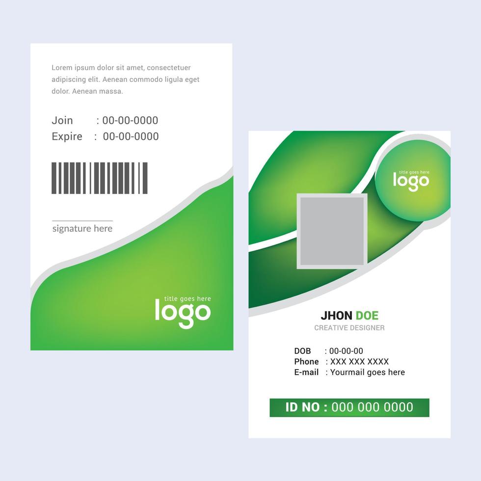 Creative Templates Business Card. Green Business Cards. Professional and elegant abstract card templates perfect for your company and job title. vector design templates. clean business cards.