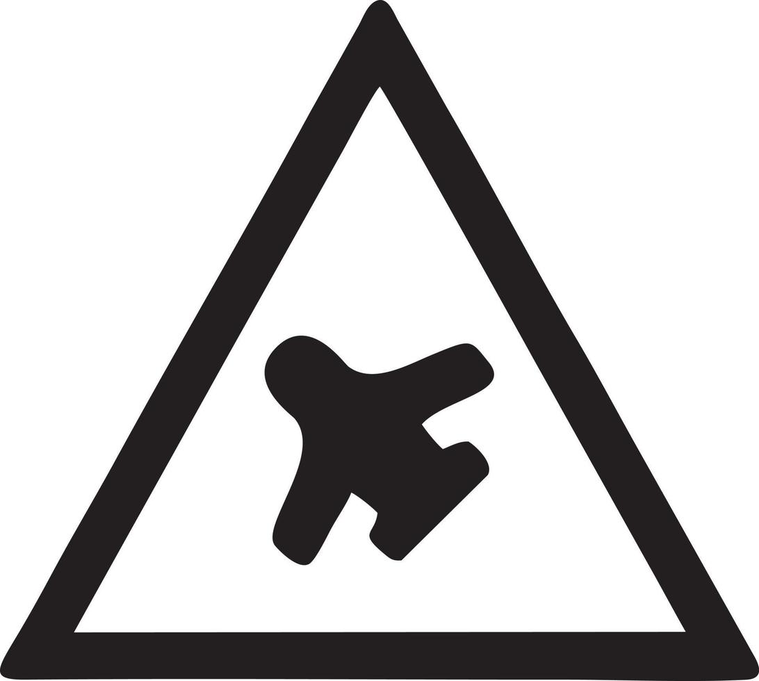 Plane icon symbol image vector, illustration of the flight aviation in black image. EPS 10 vector