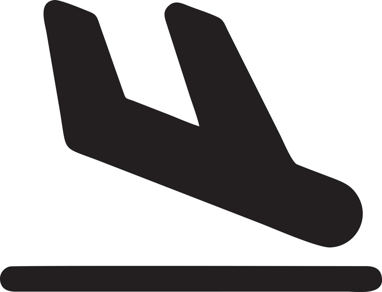 Plane icon symbol image vector, illustration of the flight aviation in black image. EPS 10 vector