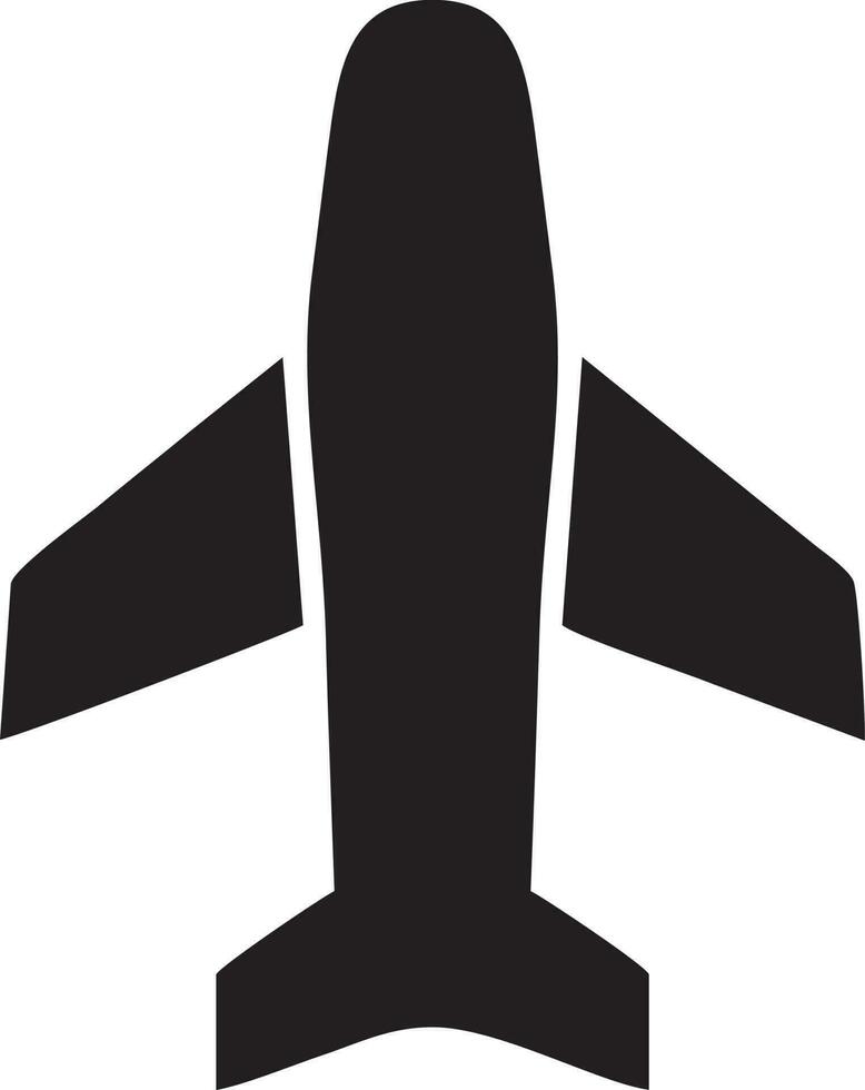 Plane icon symbol image vector, illustration of the flight aviation in black image. EPS 10 vector