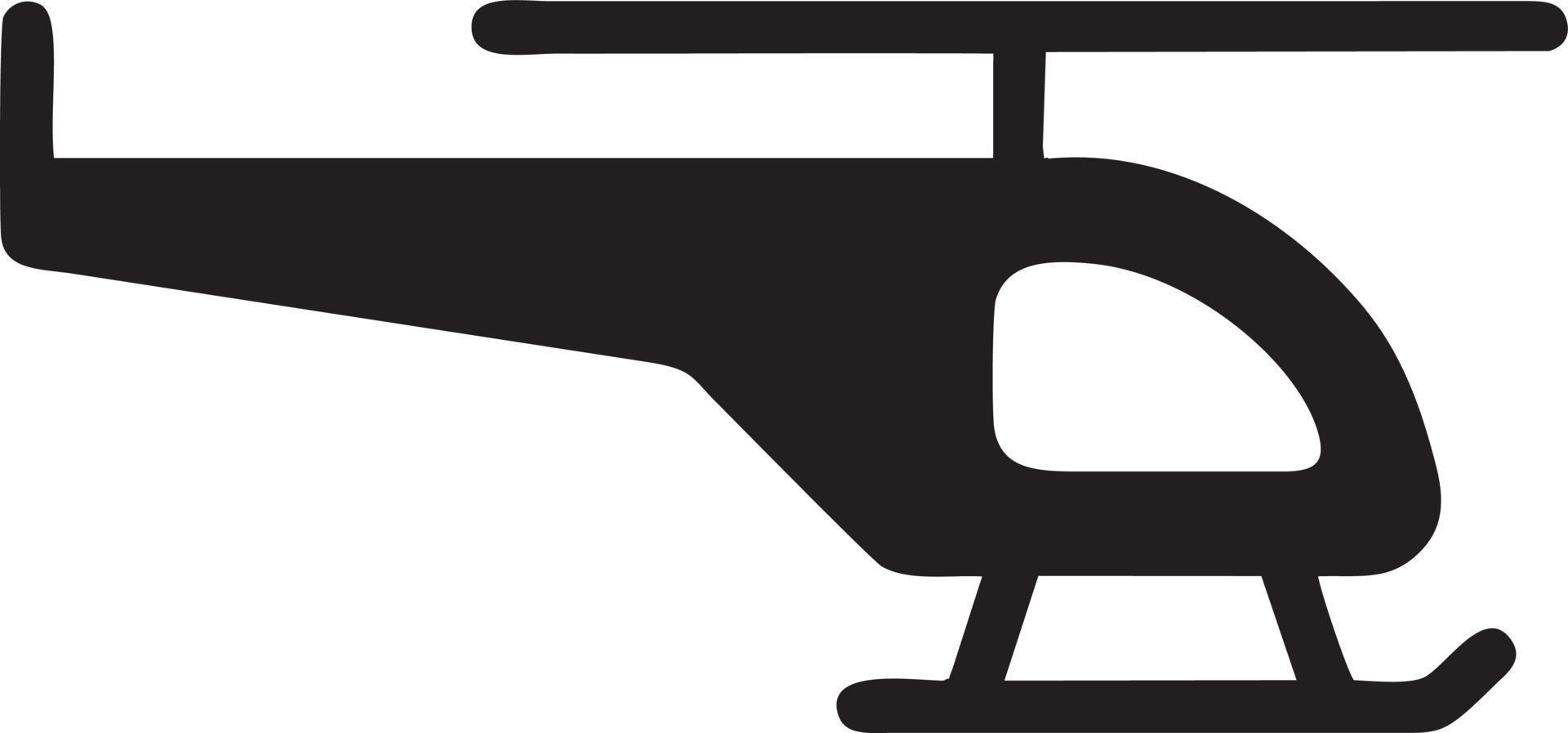 Helicopter icon symbol vector