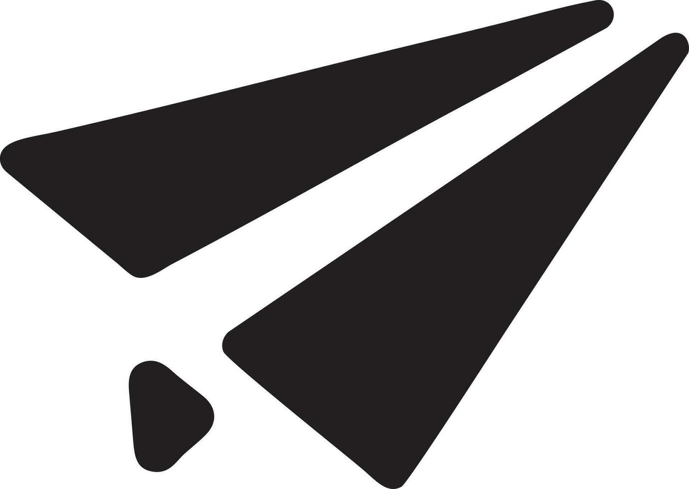 Plane icon symbol image vector, illustration of the flight aviation in black image. EPS 10 vector