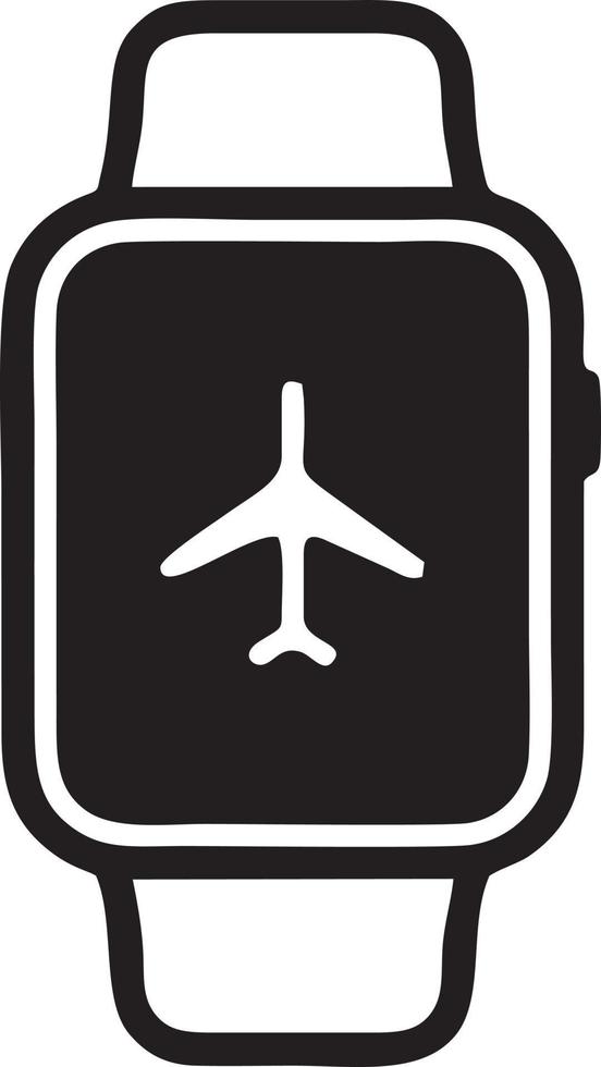 Plane icon symbol image vector, illustration of the flight aviation in black image. EPS 10 vector