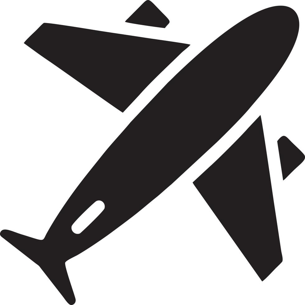 Plane icon symbol image vector, illustration of the flight aviation in black image. EPS 10 vector