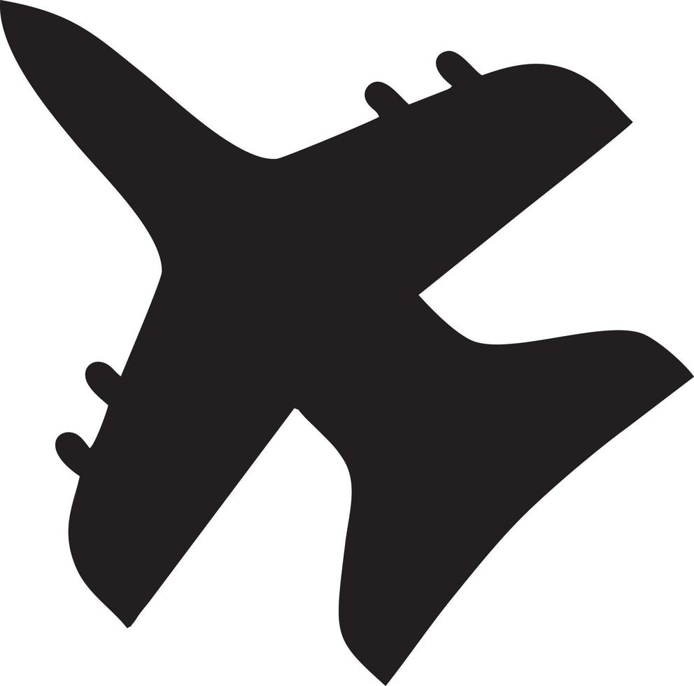 Plane icon symbol image vector, illustration of the flight aviation in black image. EPS 10 vector