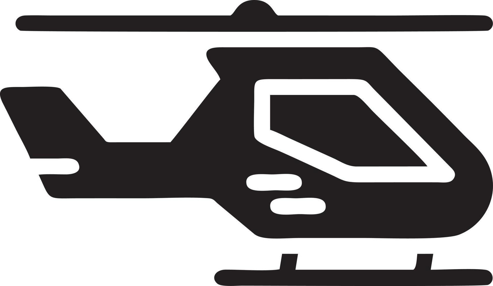Helicopter icon symbol image vector, illustration of the flight aviation in black image. EPS 10 vector