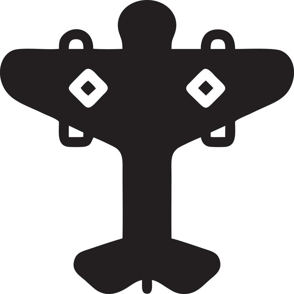 Plane icon symbol image vector, illustration of the flight aviation in black image. EPS 10 vector
