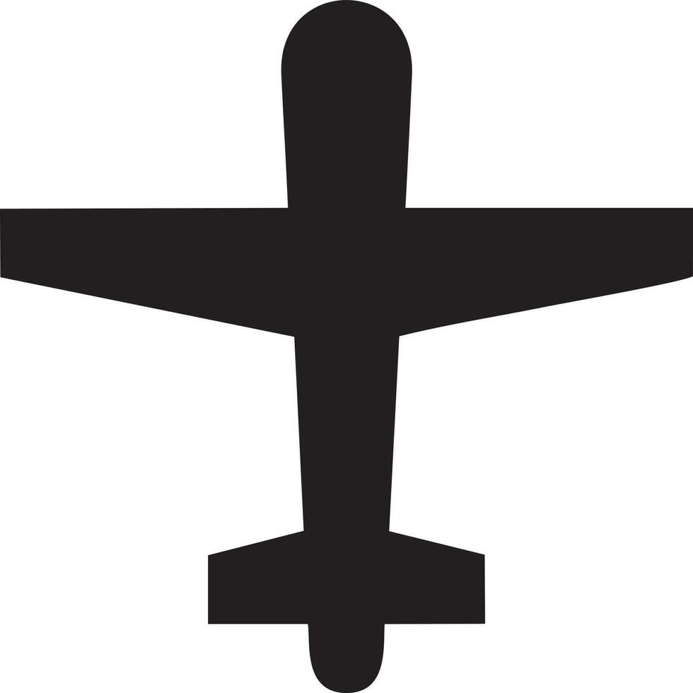 Plane icon symbol image vector, illustration of the flight aviation in black image. EPS 10 vector