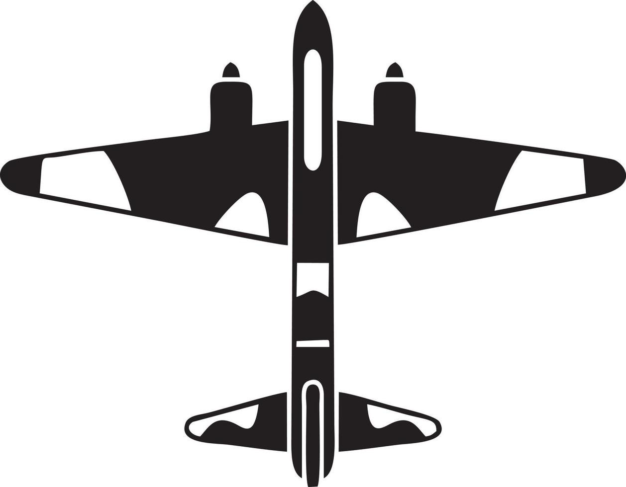 Plane icon symbol image vector, illustration of the flight aviation in black image. EPS 10 vector