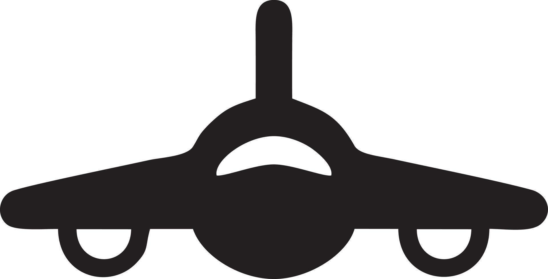 Plane icon symbol image vector, illustration of the flight aviation in black image. EPS 10 vector