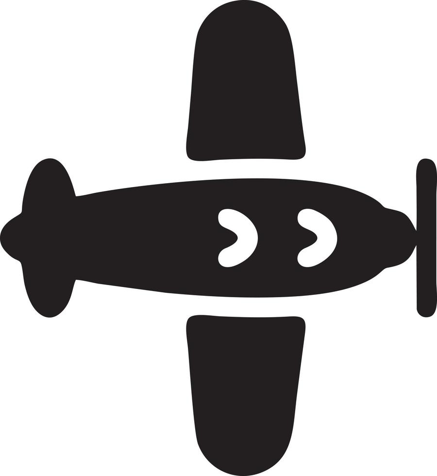 Plane icon symbol image vector, illustration of the flight aviation in black image. EPS 10 vector