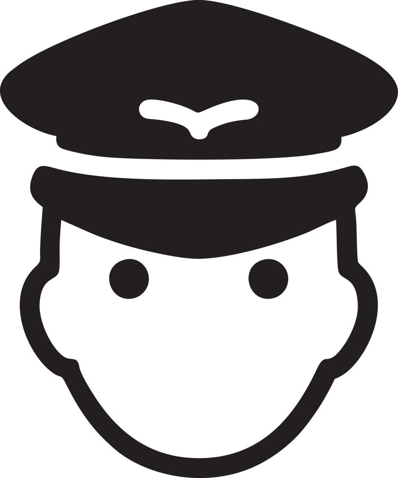 Pilot icon symbol vector