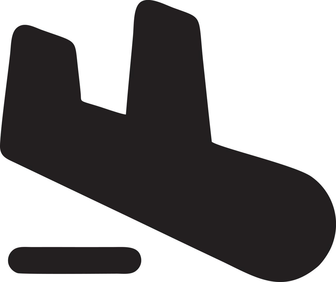 Landing, Plane icon symbol image vector, illustration of the flight aviation in black image. EPS 10 vector
