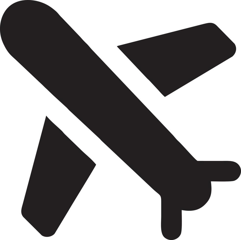 Plane icon symbol image vector, illustration of the flight aviation in black image. EPS 10 vector