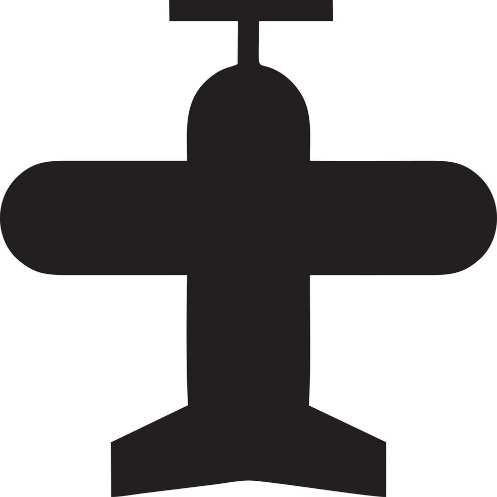 Plane icon symbol image vector, illustration of the flight aviation in black image. EPS 10 vector