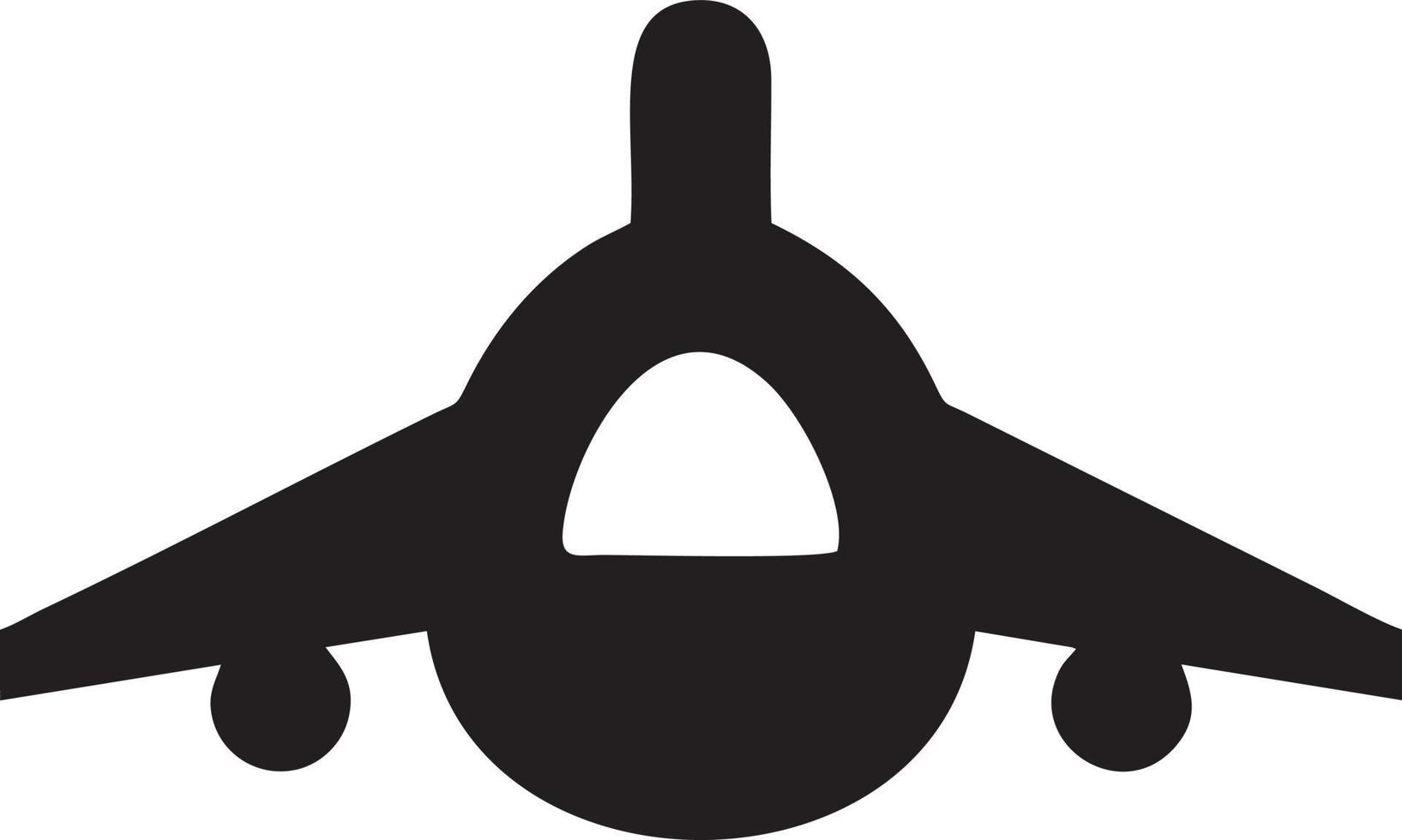 Plane icon symbol image vector, illustration of the flight aviation in black image. EPS 10 vector